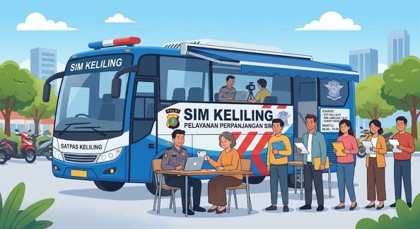 Warga Medan Wajib Tahu! Ini Jadwal Lengkap & 5 Titik Lokasi SIM Keliling Periode 14-20 September 2026