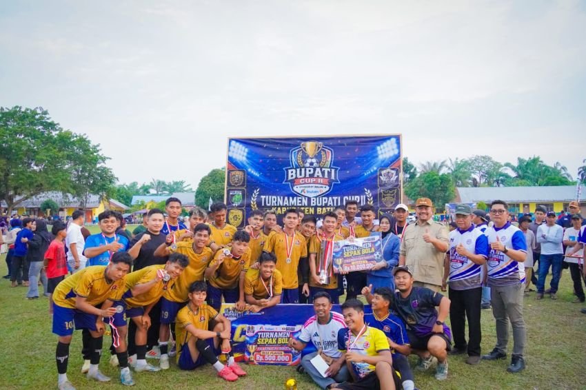 Bupati Baharuddin Apresiasi Sportivitas di Bupati Cup II, N Three Kisaran Raih Gelar Juara