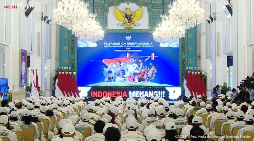 Target Emas Turun Jadi 4, Prabowo Bakar Semangat 281 Atlet Garuda Menuju Asian Games 2026