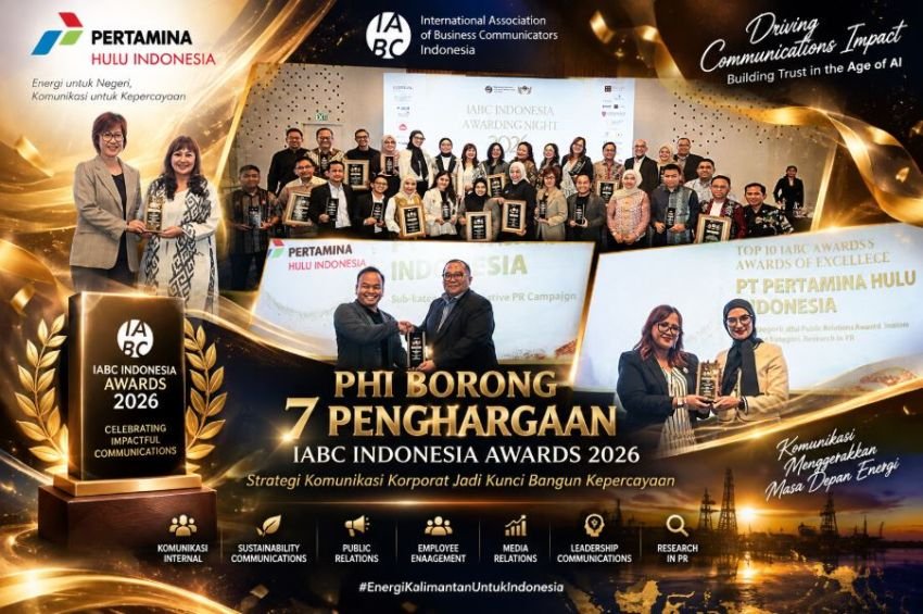 Borong 7 Penghargaan IABC Indonesia Awards 2026, Pertamina Hulu Indonesia Buktikan Kualitas Komunikasi Berstandar Global