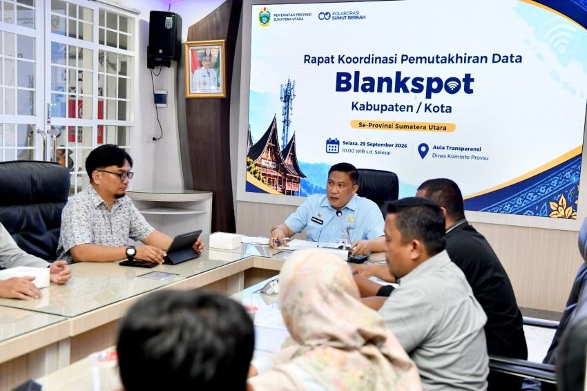 Kominfo Sumut Minta Kabupaten/Kota Perbarui Data Blankspot, Pastikan Pembangunan Internet Tepat Sasaran
