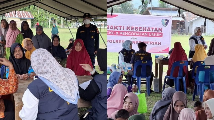 Bhayangkari Peduli Gelar Bakti Kesehatan Gratis, 109 Warga Bener Meriah Dapat Pelayanan