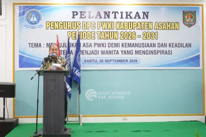 Hadiri Pelantikan DPC PWKI 2026-2031, Bupati Asahan Taufik Zainal Abidin Minta Wanita Kristen Jadi Teladan