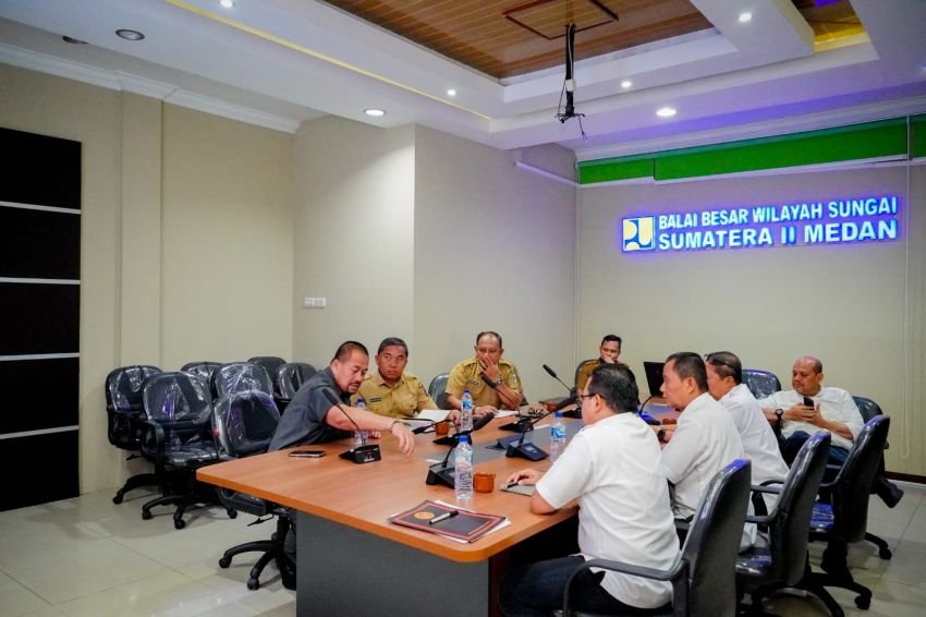 Perkuat Infrastruktur Pertanian dan Perairan, Bupati Batu Bara Kunjungi Kantor BBWS