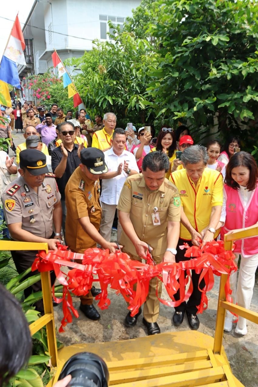 Warga Medan Tuntungan Full Senyum! Jembatan Perintis Resmi Diresmikan, Akses Mobilitas Langsung Ngebut