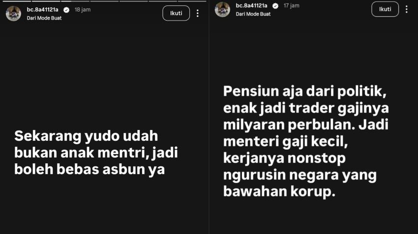 "Bukan Anak Menteri Lagi, Bebas Asbun!" Anak Purbaya Sentil Keras Gaji Kecil, Kerja Nonstop, hingga Singgung Bawahan Korup