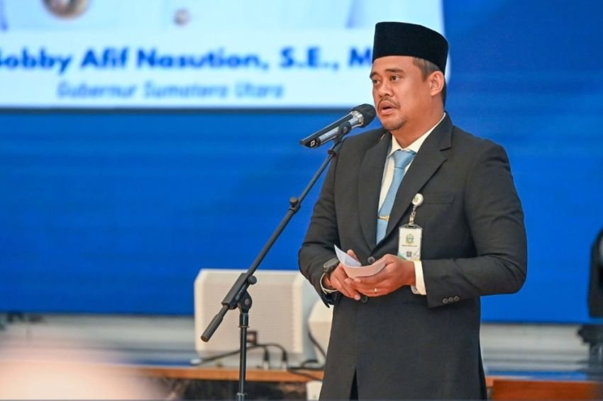 Bobby Nasution Lantik Tiga Pejabat Eselon II Pemprov Sumut, Ini Daftarnya