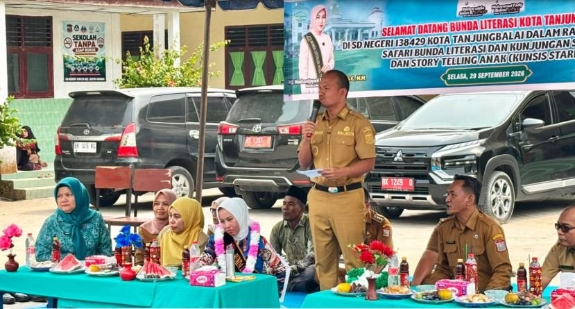 Cegah Anak Kecanduan HP Wako Tanjungbalai & Bunda Literasi Turun Langsung Dongkrak Minat Baca Murid SD