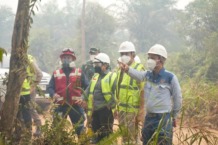 INALUM Perkuat Penanganan Karhutla di Mempawah - Kalimantan Barat, 60 Relawan Grup MIND ID Diterjunkan ke Sekitar Wilayah Operasional BAI