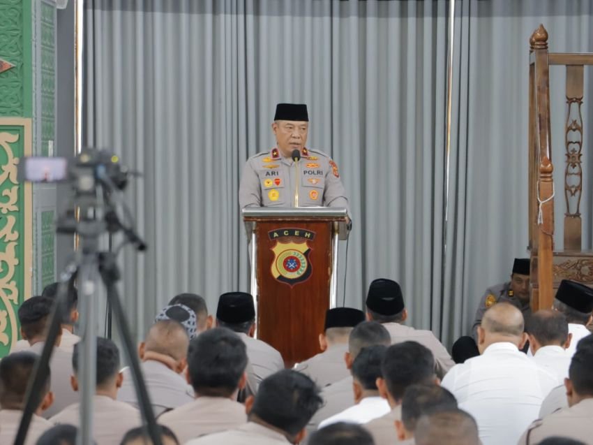 Polda Aceh Gelar Maulid Nabi 1448 H, Personel Diingatkan Jadi Pelindung dan Pelayan Masyarakat yang Humanis