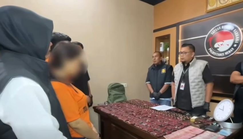 Sepasang Kekasih Diduga Jadi Pemasok Vape Narkoba Jaringan Malaysia di Medan, 295 Pod Disita