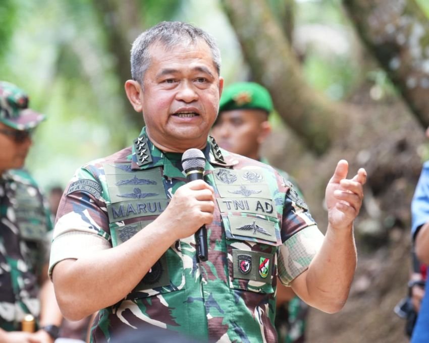Jembatan Pongpet Pangandaran Rusak, Kasad Maruli Simanjuntak Janji Bangun Ulang dalam Dua Bulan