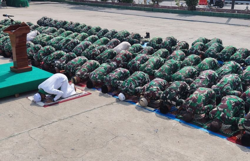 Kemarau Melanda, Ratusan Prajurit TNI dan ASN di Lhokseumawe Gelar Shalat Istisqa
