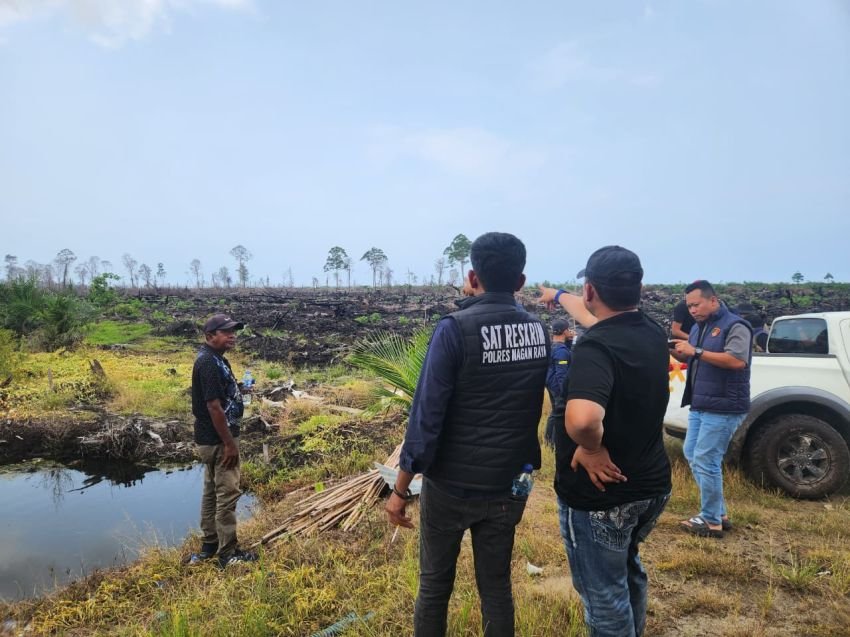 Dalami Penyebab Karhutla di HGU PT GSM Nagan Raya, Polda Aceh Turunkan Tim Puslabfor