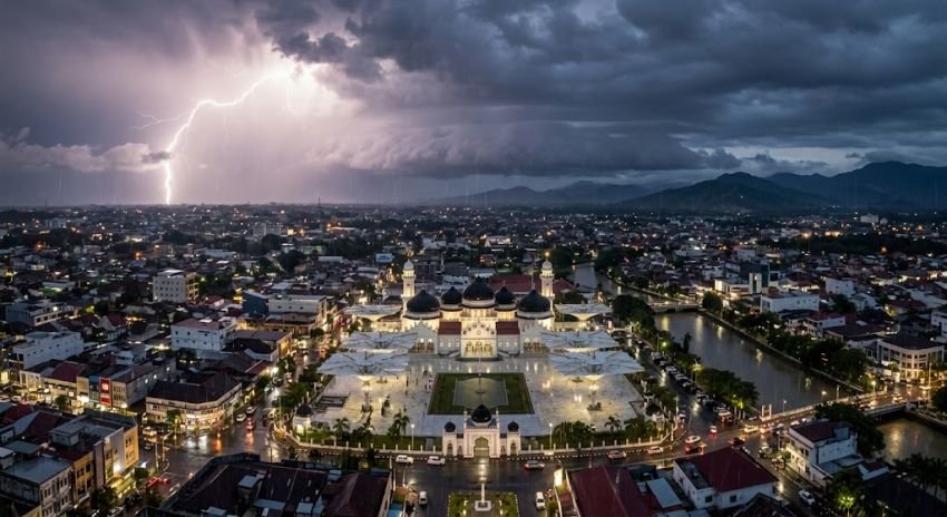 Cuaca Aceh Hari Ini 13 September 2026, Sejumlah Daerah Berpotensi Hujan Petir