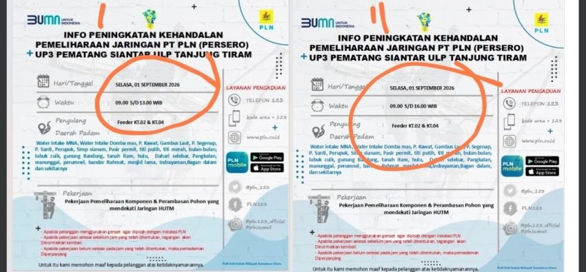 Listrik Padam Hampir 7 Jam di Tanjung Tiram, UMKM Mengeluh: PLN Akui Estimasi Waktu Telah Direvisi