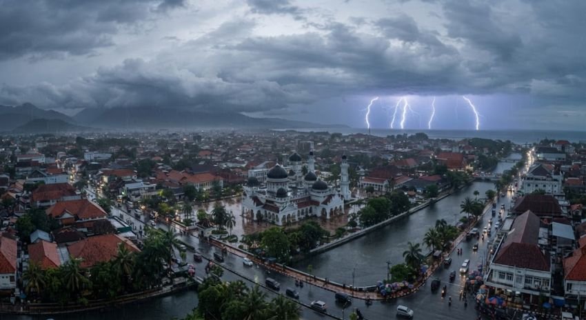 Prakiraan Cuaca Aceh Jumat 4 September 2026: Sejumlah Wilayah Berpotensi Hujan Petir