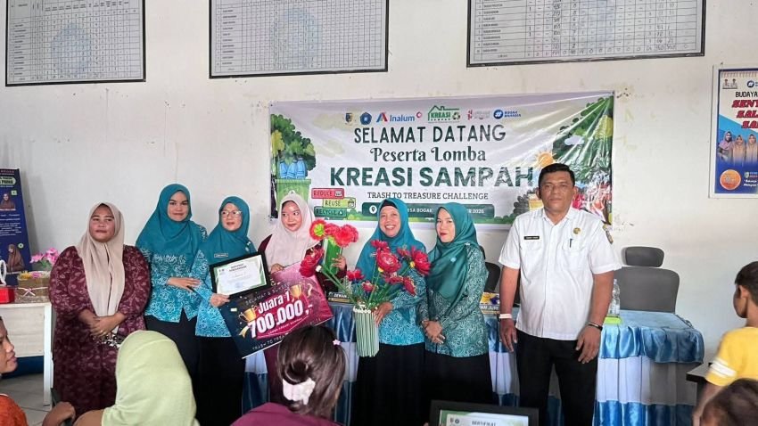 Semarak Lomba Kreasi Sampah di Desa Bogak, Kades Fazzary Akbar: Lingkungan Bersih Dimulai dari Kesadaran Warga
