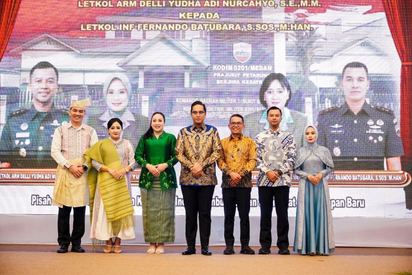 Penuh Kehangatan! Rico Waas Resmi Sambut Dandim Baru Fernando Batubara dan Lepas Delli Yudha, Tekankan Sinergi Jaga Medan