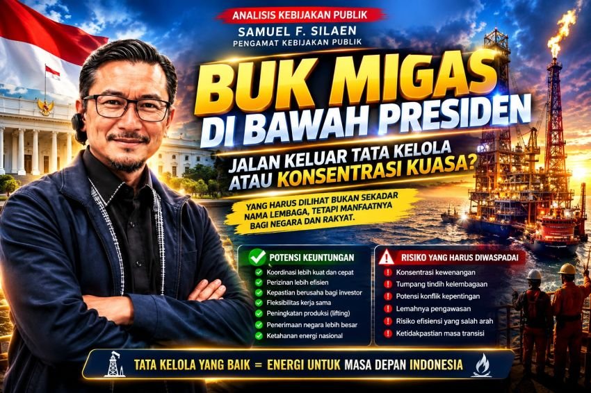 BUK Migas Dirancang Langsung di Bawah Presiden, Samuel F. Silaen: Jangan Sekadar Ganti Nama dan Struktur Birokrasi, Harus Beri Manfaat bagi Negara