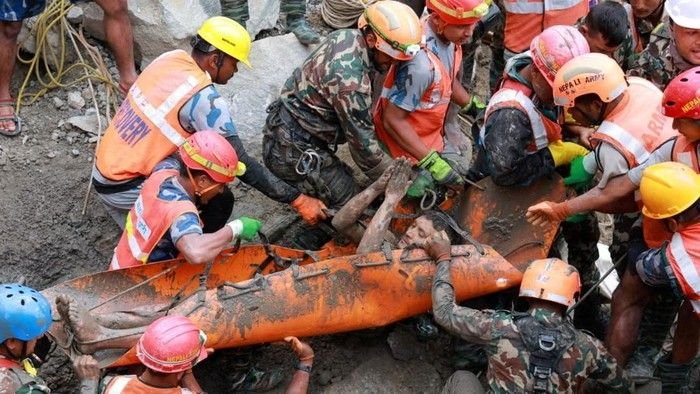 Korban Tewas Banjir Bandang dan Longsor Nepal-China Capai 1.290 Orang, 5.614 Masih Hilang