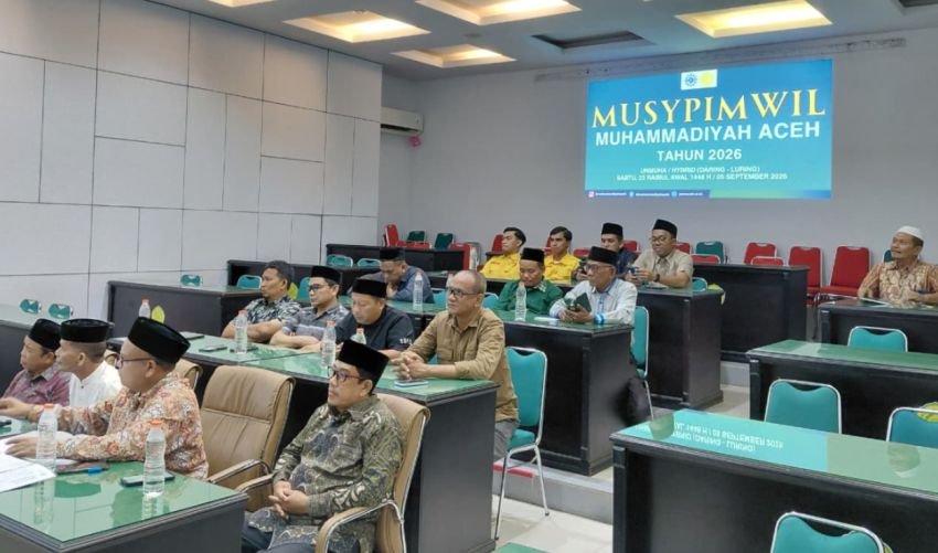 PWM Muhammadiyah Aceh Gelar Rapimwil Secara Hybrid, Bahas Konsolidasi dan Program SatuMu