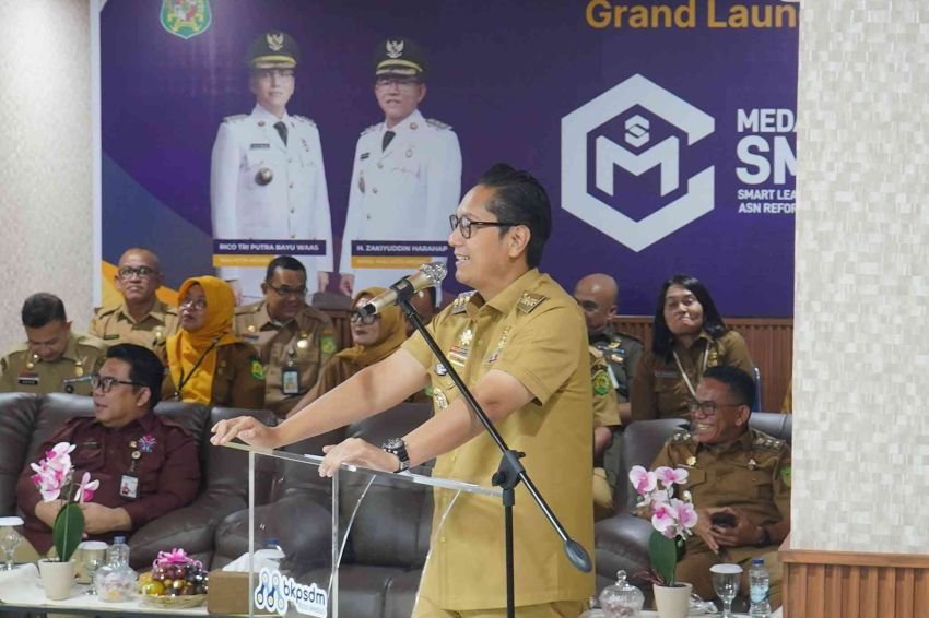 Hemat Rp2,1 Miliar per Tahun, Rico Waas Luncurkan Medan Corpu Smart untuk 654 ASN