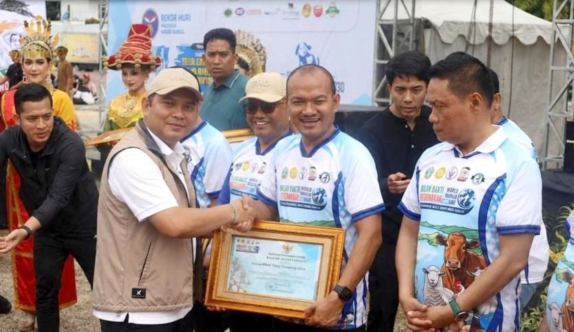 Sabet Rekor MURI 15 Ribu Vaksinasi, Pemko Tanjungbalai Gaspol Dukung Sumut Bebas Rabies 2030