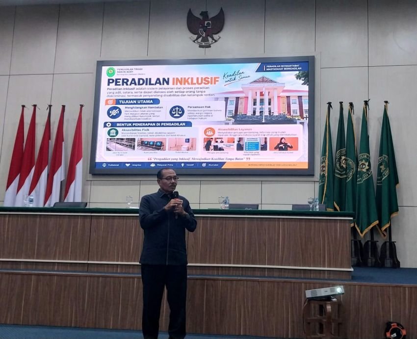 Hapus Kata 'Cacat' dan 'Disabilitas'! KPT Banda Aceh Wajibkan Seluruh Pengadilan Beri Layanan Inklusif untuk Difabel