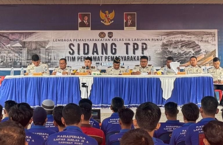 Perkuat Transparansi dan Akuntabilitas Pembinaan, Lapas Labuhan Ruku Gelar Sidang TPP Bersama Tim Pengamat Kanwil Sumut