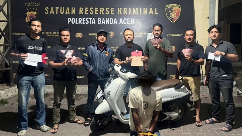 Curi Rp 100 Juta di Parkiran Masjid Saat Salat, Pria di Aceh Ditangkap Usai Dibelikan Emas dan Motor