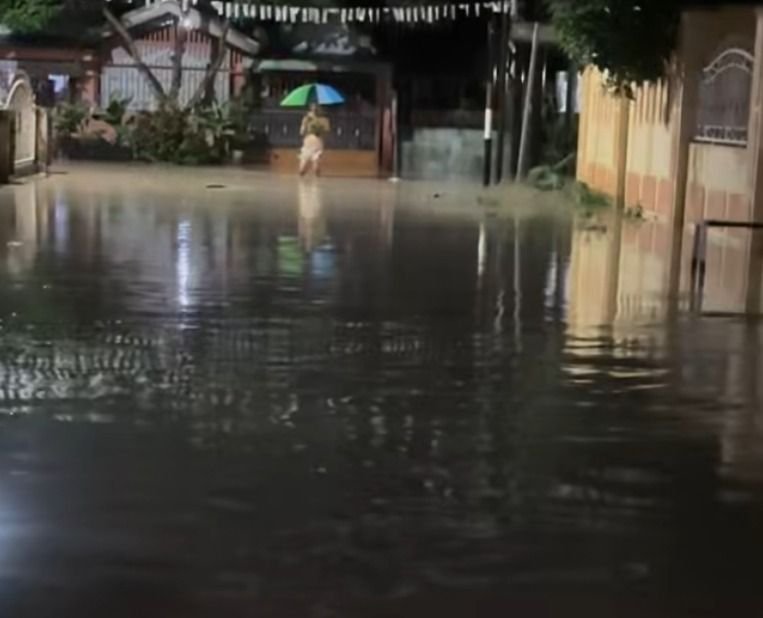 Banjir Terjang Berngam Binjai Saat Warga Terlelap, Ketinggian Air Capai 50 Cm