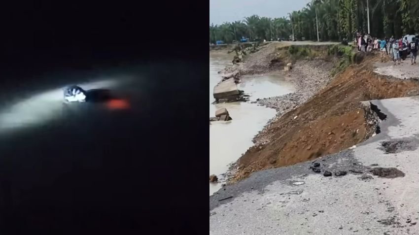 Jalan Pemprov Sumut Menuju Tangkahan Telan Korban, Dinas SDA Buka Suara