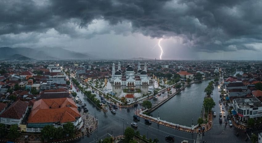 Prakiraan Cuaca Aceh Kamis 3 September 2026: Sejumlah Wilayah Berpotensi Hujan Petir
