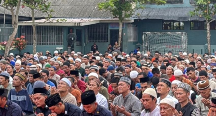 Lapas Kelas IIA Labuhan Ruku Gelar Sholat Istisqa dan Doa Bersama, Mohon Hujan serta Perlindungan dari Dampak Kekeringan