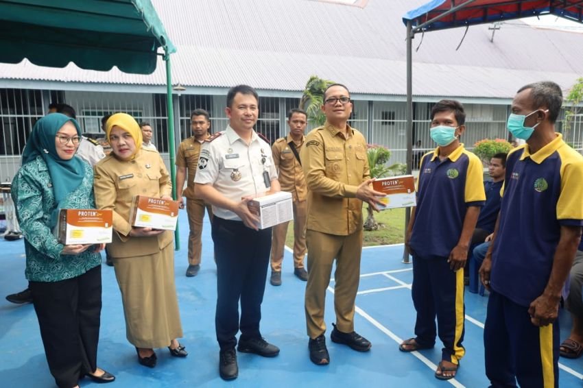 Peduli Kesehatan Warga Binaan, Pemko Tanjungbalai dan Lapas Kelas IIB Gelar Deteksi Dini TB serta CKG
