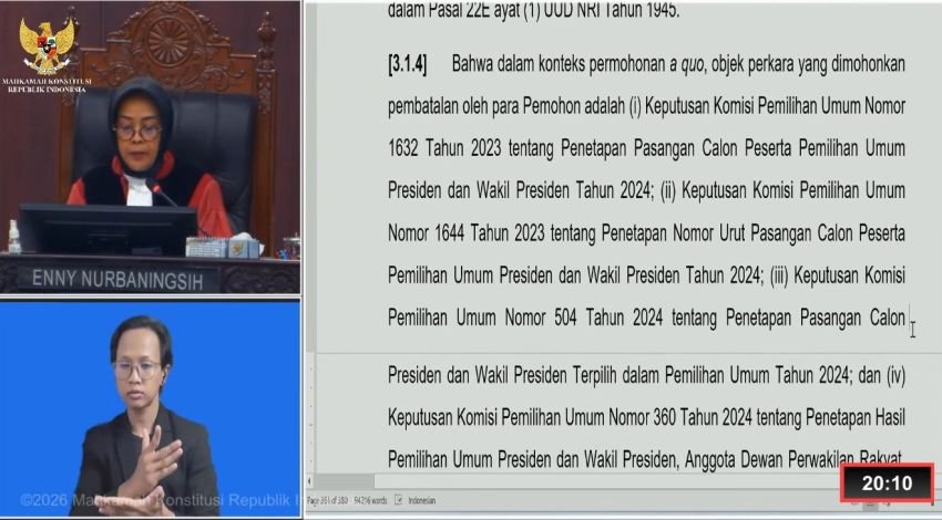 Tok! MK Bikin Terobosan Hukum, Nyatakan Berwenang Adili Sengketa Ijazah Gibran