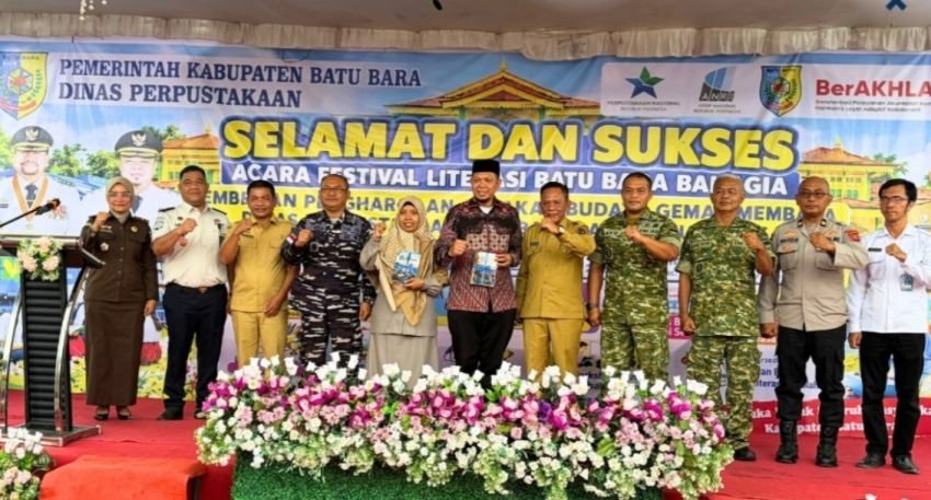 Dukung Budaya Membaca, Lapas Labuhan Ruku Hadiri Pembukaan Festival Literasi Batu Bara Bahagia