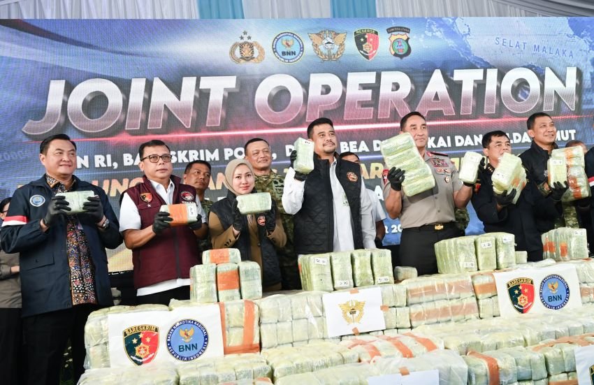 Polri Gagalkan Penyelundupan 1,16 Ton Ketamin di Selat Malaka, Bobby Nasution Singgung Status Sumut