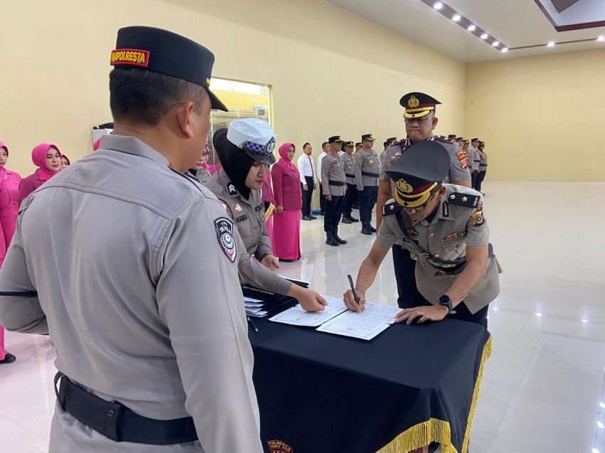 Polresta Banda Aceh Mutasi Sejumlah Pejabat, Ini Daftar Kasat hingga Kapolsek yang Berganti