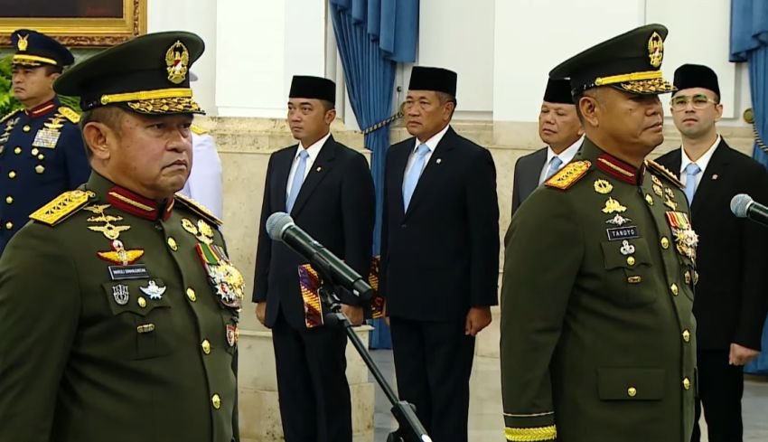 Prabowo Lantik Maruli Simanjuntak Jadi Wakil Panglima TNI, Tandyo Budi Revita Jadi KSAD
