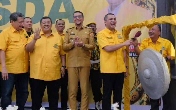 Bupati Fery Hadiri Musda IV Golkar Labusel, Tekankan Persatuan dan Konsolidasi Kader