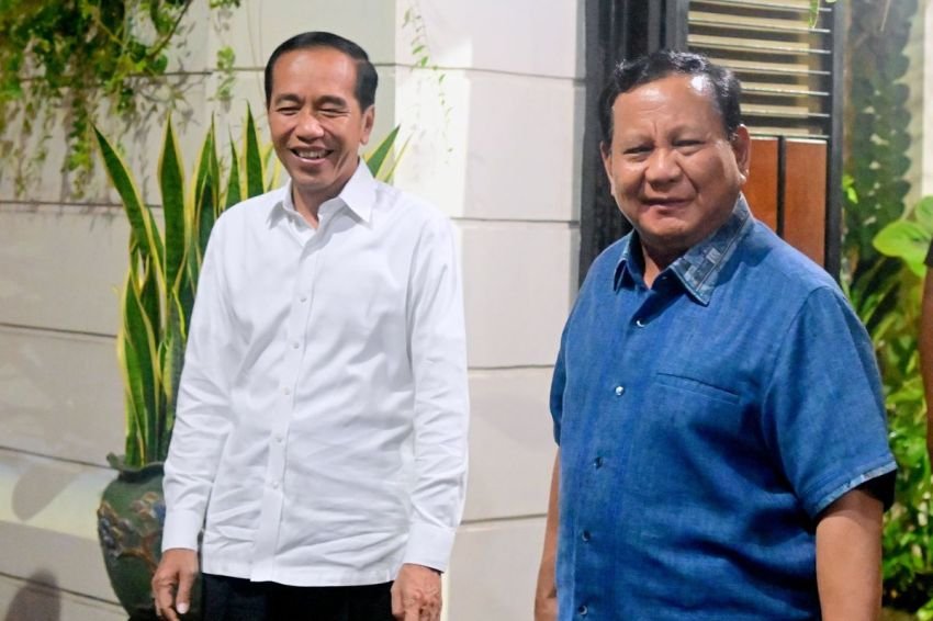 Teka-teki Pertemuan 2 Jam Jokowi & Prabowo di Kertanegara Tepat di Malam Putusan MK