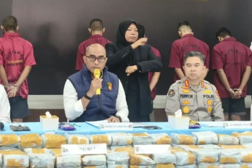 Sikat Jaringan Malaysia, Polda Sumut Gagalkan Penyelundupan 244 Kg Sabu & Bekuk 9 Tersangka