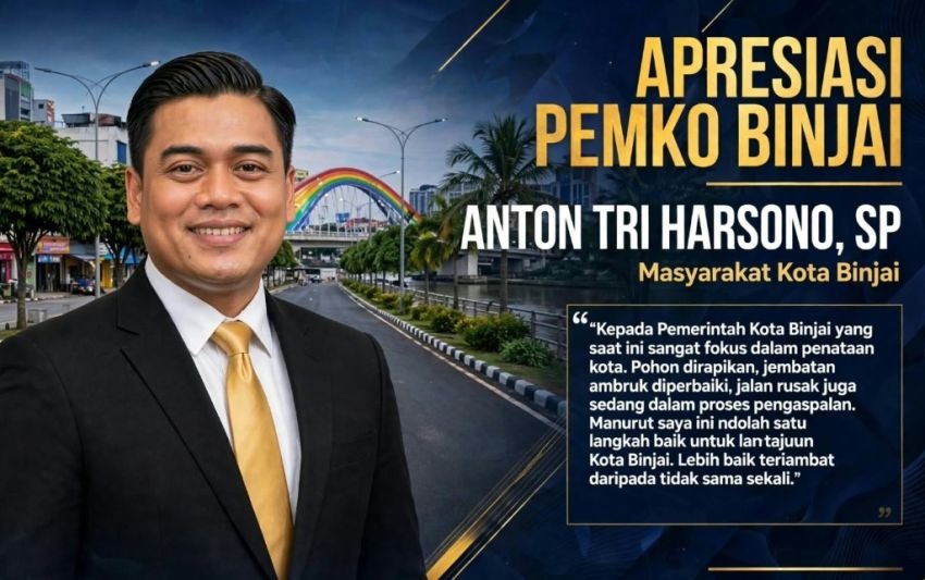 Warga Apresiasi Penataan Kota Binjai, Jalan Rusak hingga Jembatan Ambruk Mulai Diperbaiki: Lebih Baik Terlambat daripada Tidak Sama Sekali