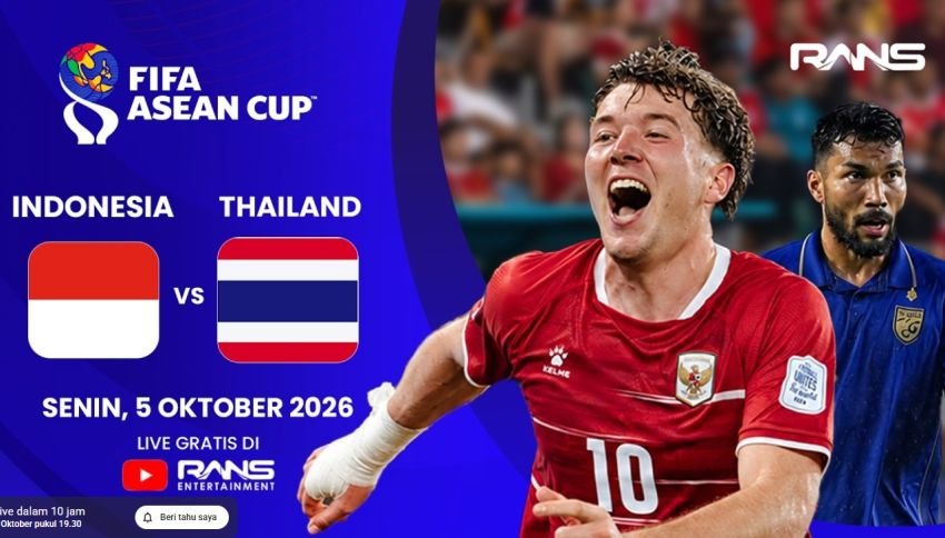 Jangan Lewatkan! Indonesia vs Thailand Malam Ini, Cek Link Live Streaming Final FIFA ASEAN Cup 2026