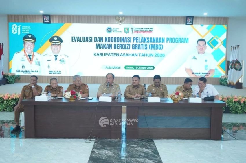 Bupati Asahan Evaluasi Program MBG, 81 SPPG Diminta Jaga Kualitas dan Keamanan Makanan