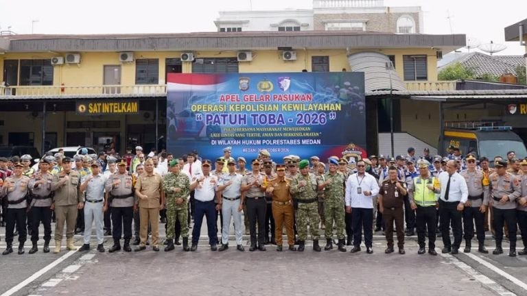 Operasi Patuh Toba 2026 Digelar di Medan, Pengendara Lawan Arus hingga Tanpa Helm Jadi Sasaran
