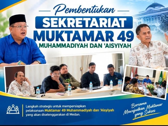 Hitung Mundur 400 Hari Muktamar ke-49 Muhammadiyah, Panitia Siapkan 2 Posko Utama di Medan