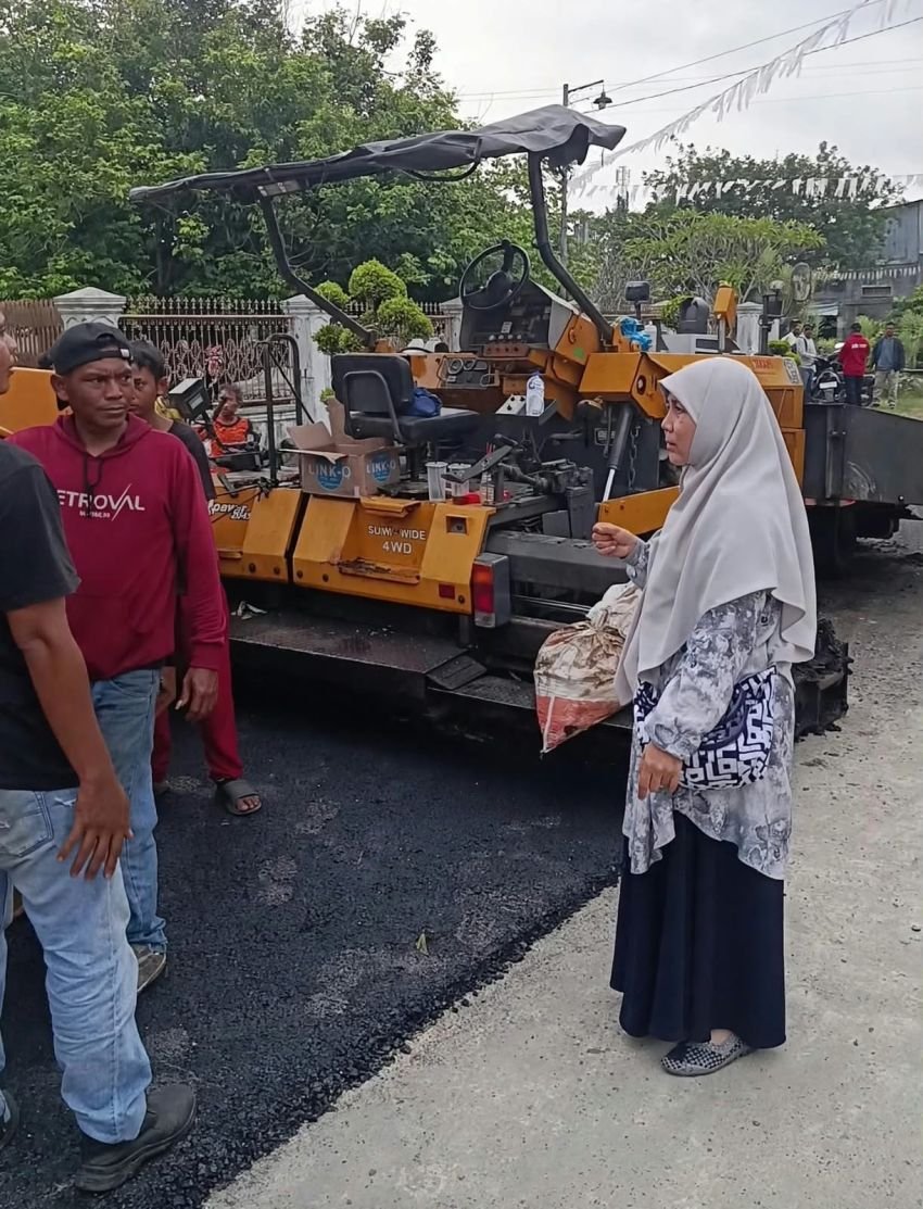 Setelah 5 Tahun Menanti, Jalan Sumatera Binjai Utara Akhirnya Mulus, PKS Minta Drainase Disikut